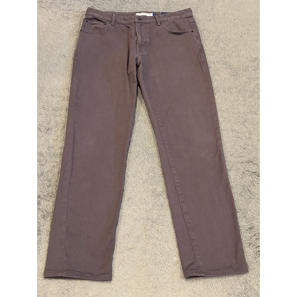 Peter Manning Jeans Mens 32x29 Gray Travel Standard Fit Stretch Pants PMNYC